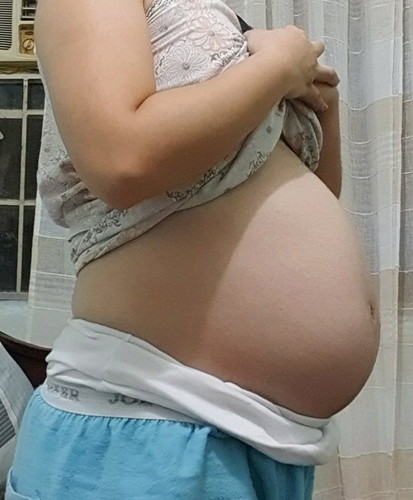 is baby bump too low?