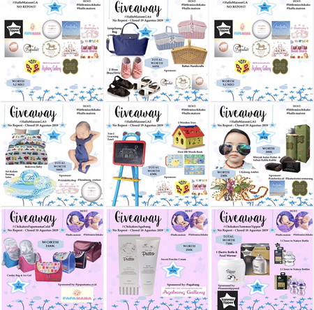 Giveaway Total Hadiah 3.2 Juta