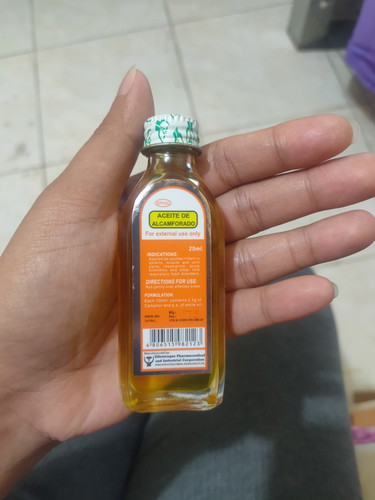 aceite de alcamforado