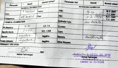 URINALYSIS