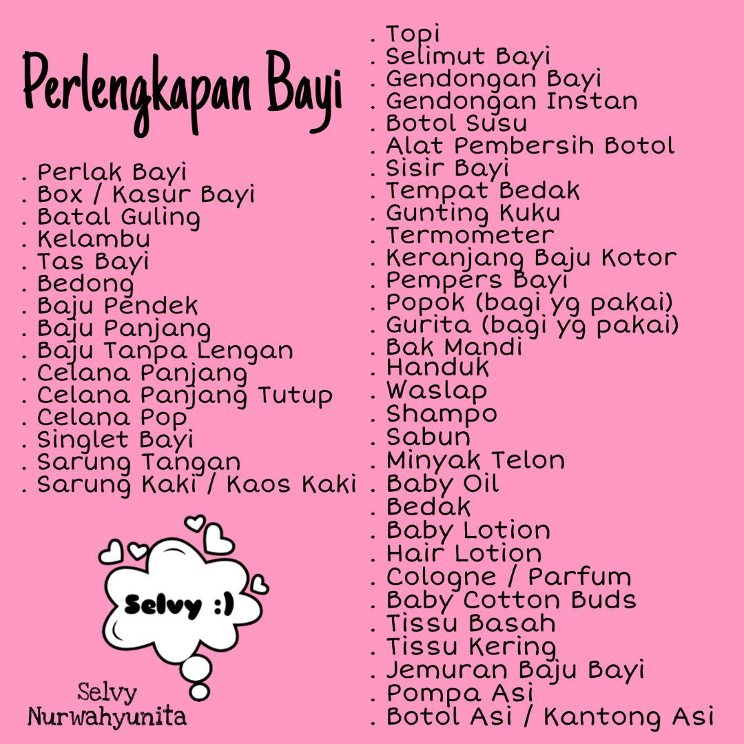 Perlengkapan Bayi