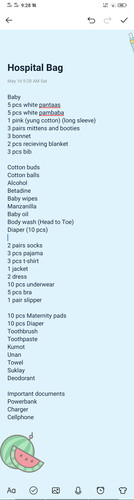 Hospital Bag