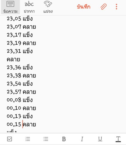 ท้องแข็ง+ ปวดหลัง