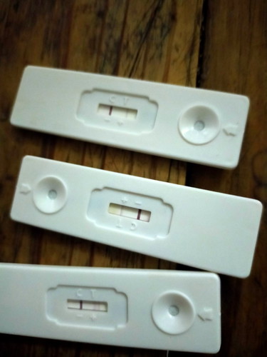 faint positibe pregnancy test