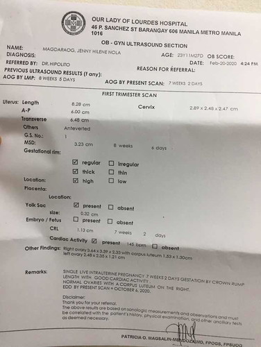 Bilang kung ilan weeks na talaga....