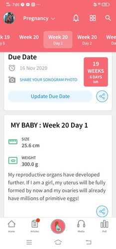 20weeks and 1day