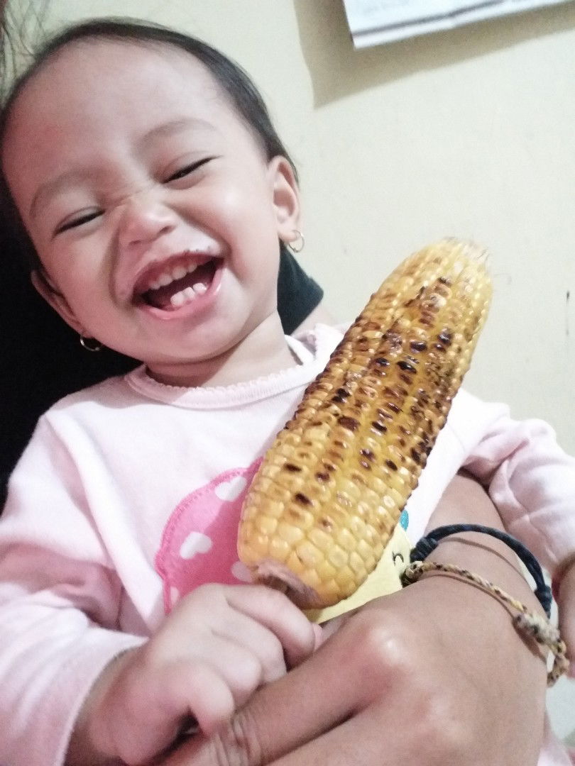makan jagung?