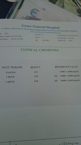 75grms ogtt glocuse tolerance