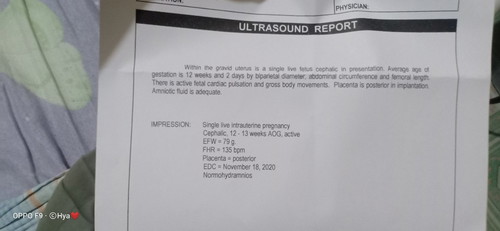 1st ultrasound