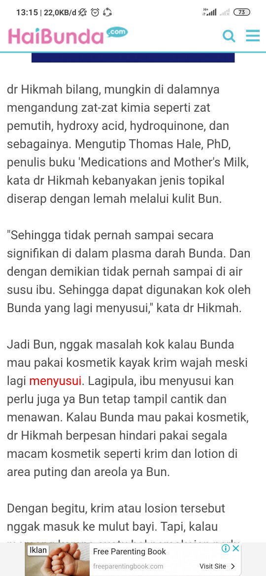 dokter memperbolehkan ?