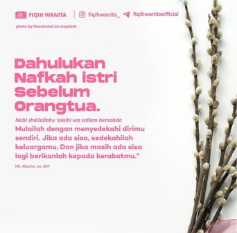 Dahulukan nafkah istri sebelum orang tua