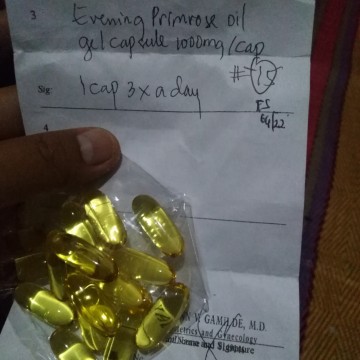Evening Primrose Oil.
