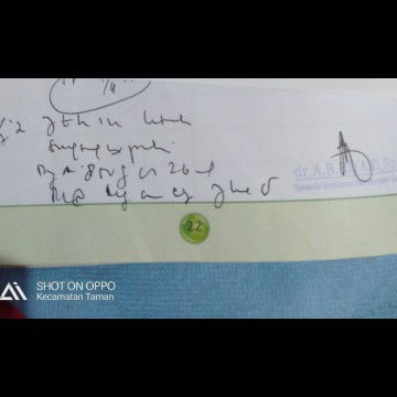 tulisan dokter tidak jelas