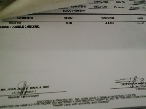 Oral glucose tolerance test