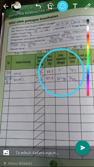 lagi galau habis priksa