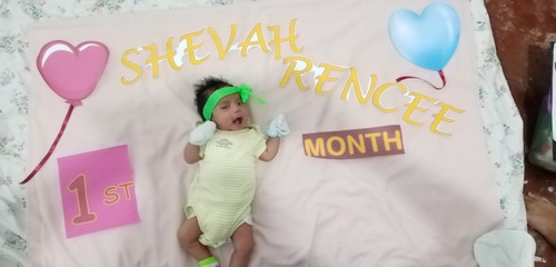 1st Month Ni SHEVAH RENCEE