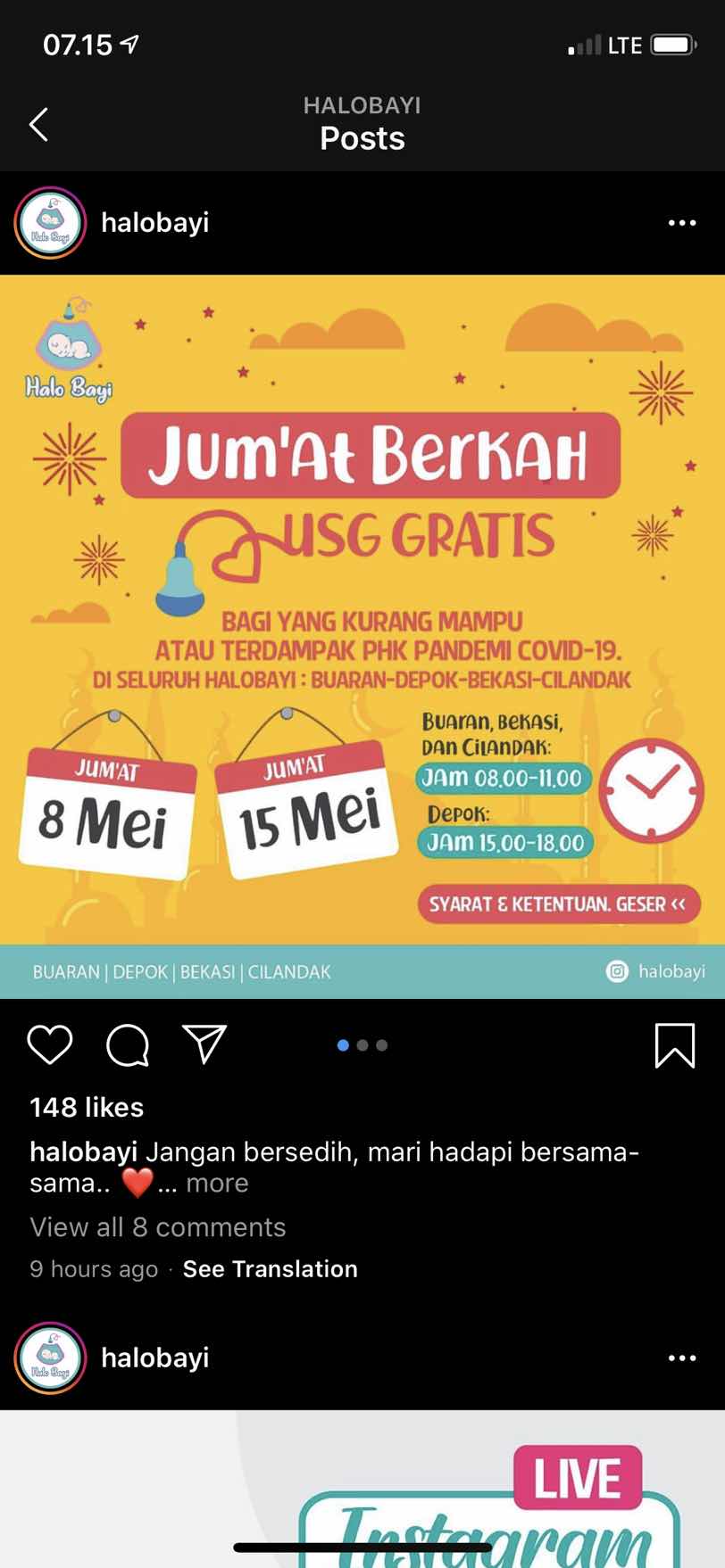 USG GRATIS Bagi yg kurang mampu
