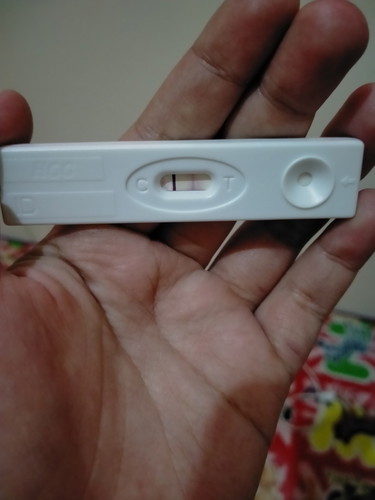 Hasil tes samar" hamil kah??