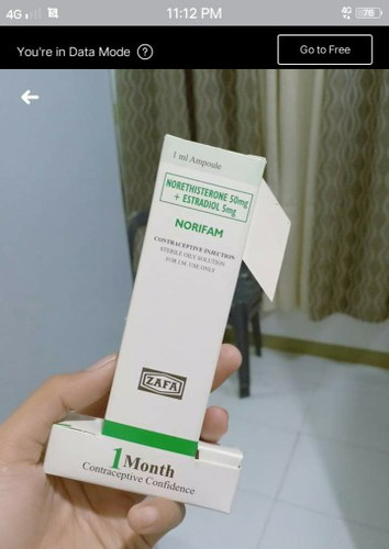 Injectable contraceptive.