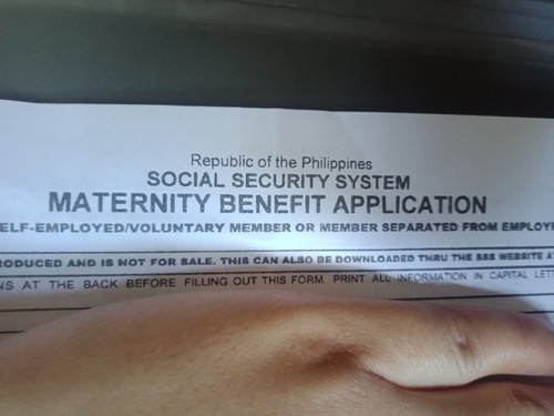 SSS Maternity Benefit