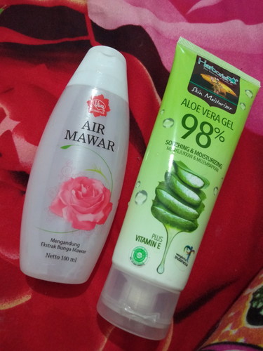 Aloe vera dn air mawar