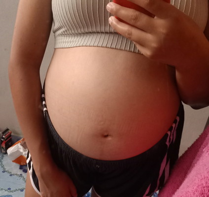 22w4d มีแต่คนบอกว่าท้องใหญ่