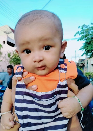 น้องฟาคิร 3 เดือน 13 วัน ลูกชายคนเเรก เเละ หลานคนเเรกของบ้าน