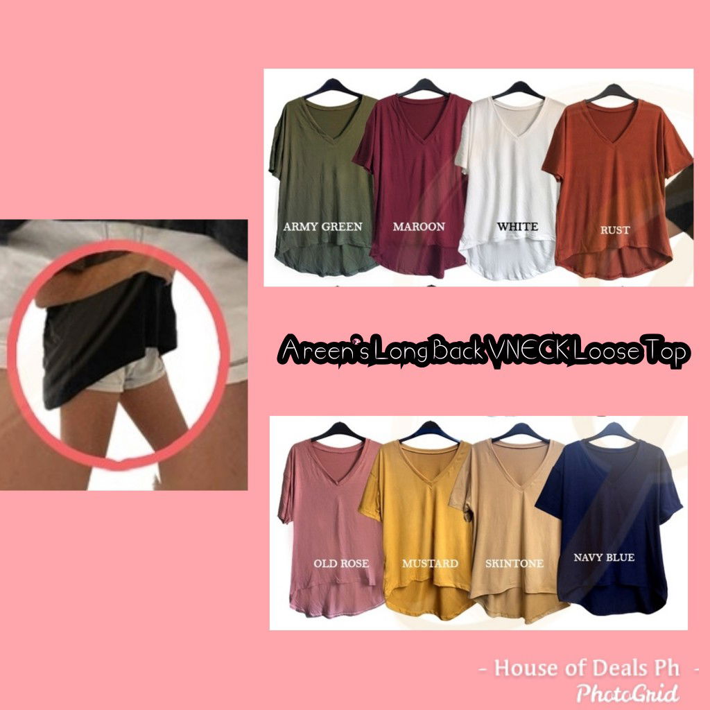 Selling Long Back VNECK Loose Top