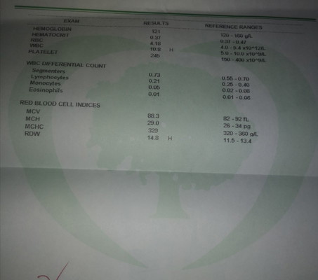 LABORATORY RESULT Patulong po basa