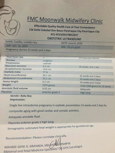 Ok Lang po ba ultrasounds ko