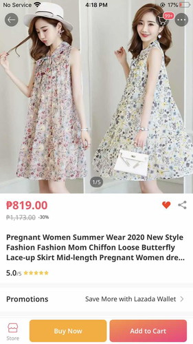 Preloved Maternity Dress