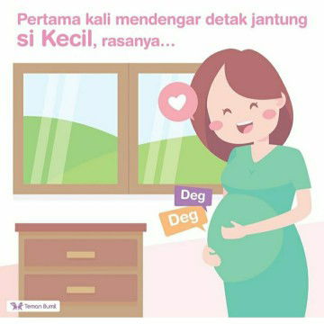 first moment dengar detak jantung bayi