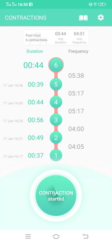 kontraksi terus menerus