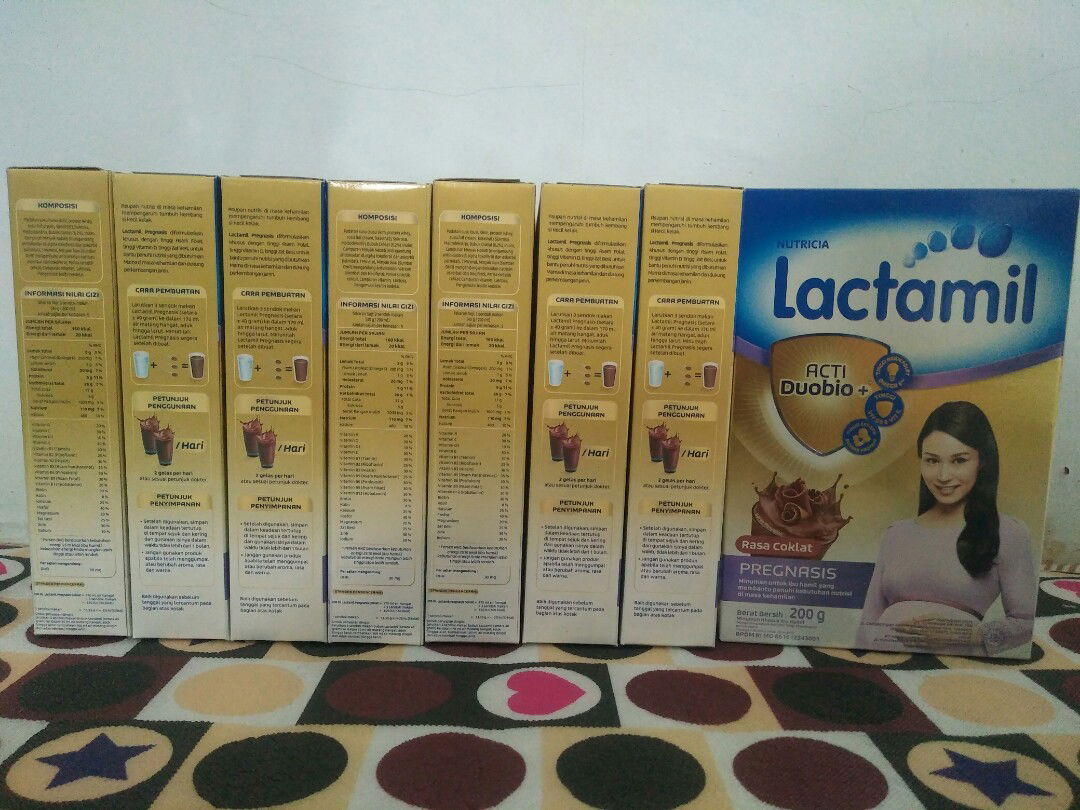 susu lactamil kemasan 200g rasa coklat