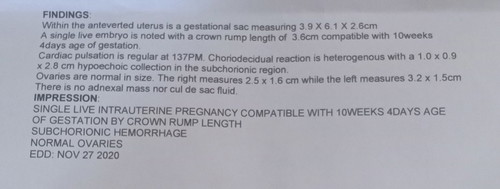 Subchorionic Hemorrhage