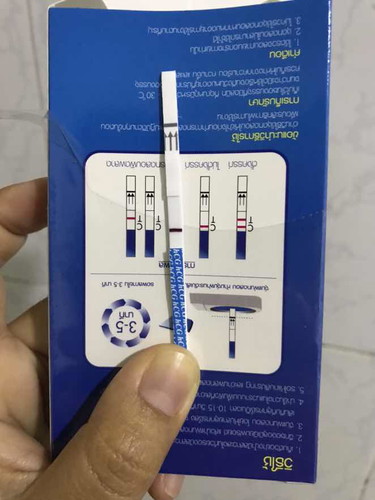 ประจำเดือนเลื่อน ตรวจการตั้งครรภ์แล้วขึ้น 1 ขีด