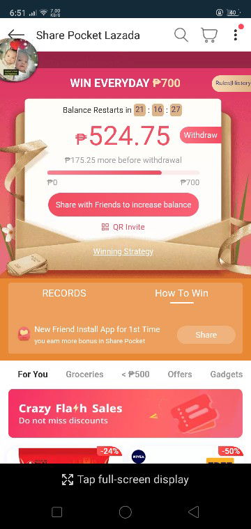 share pocket lazada