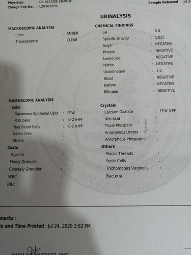 Urinalysis