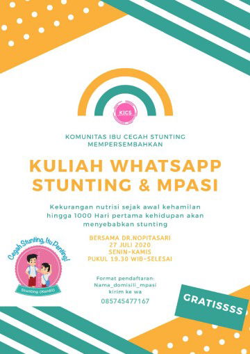 Kuliah Whatsapp Stunting & Mpasi