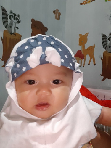 gamis bayi polkadot 50k free ongkir tokopedia