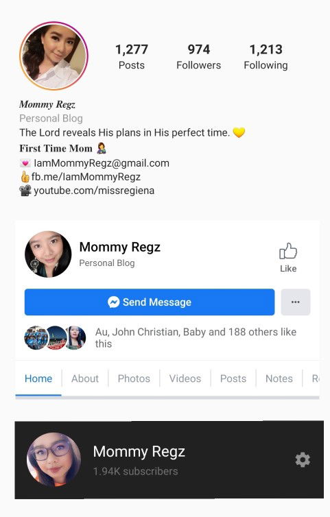 IG, FB and/or YT Channel?