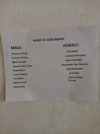 NAMES of 2020 Babies