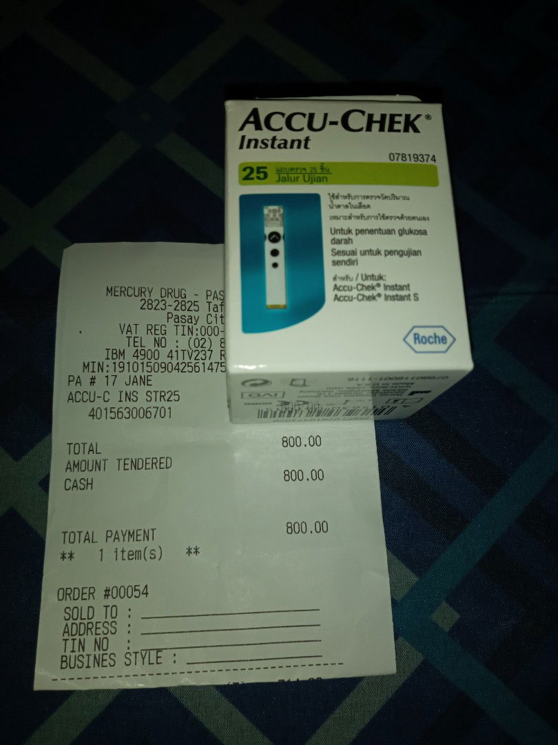 Accu Check Instant Test Strip