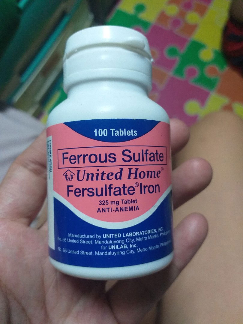 preggy mom ferrous sulfate