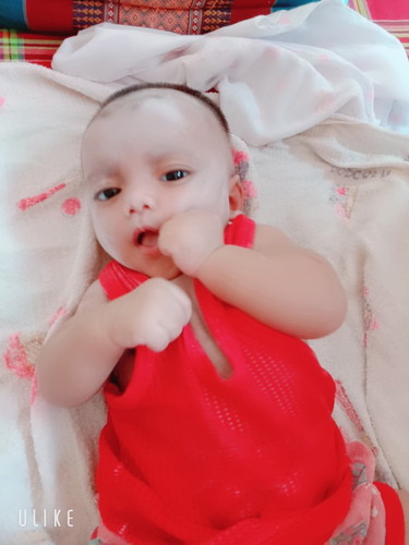 เด็กน้อย 3 เดือนค่ะน้องปีใหม่จ้า