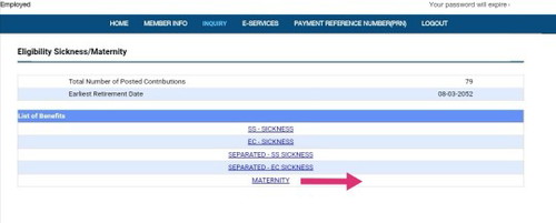 COMPUTE YOUR SSS MATERNITY BENEFIT VIA SSS ONLINE 😉