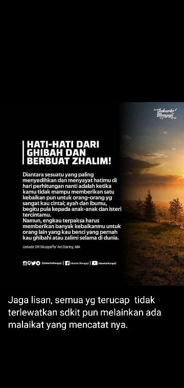 YUK BELAJAR JAGA LISAN