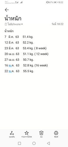 น้ำหนักขึ้น