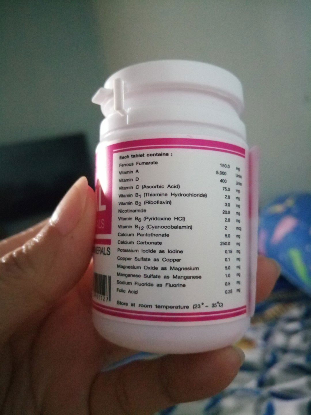 สอบถามเรื่องกินยาบำรุงเม็ดชมพูค่ะ