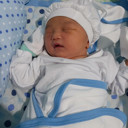 My baby is out!